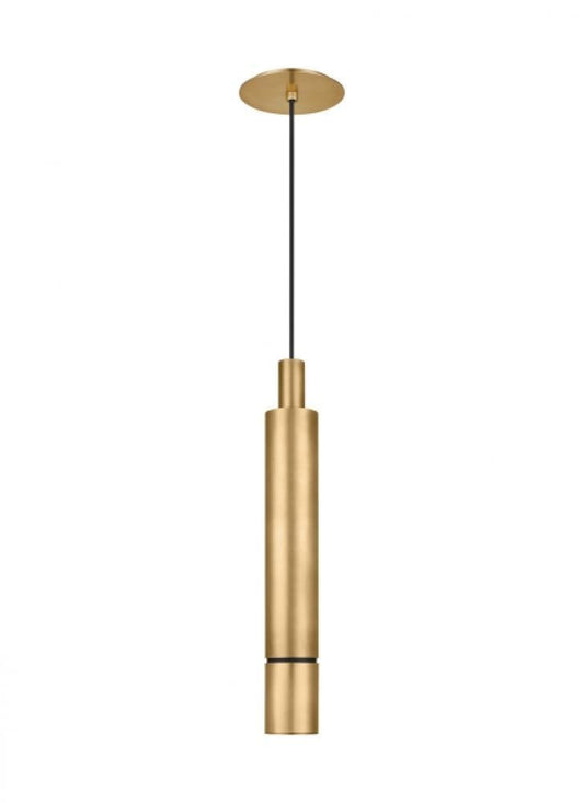 Visual Comfort Modern Sottile Large Pendant Natural Brass