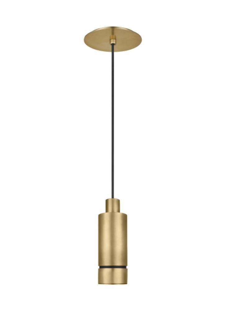 Visual Comfort Modern Sottile Small Pendant Natural Brass