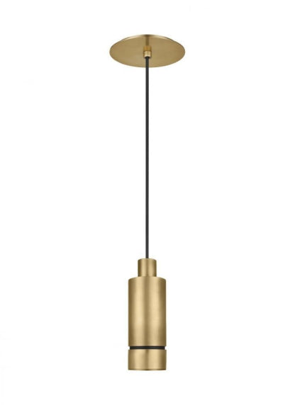 Visual Comfort Modern Sottile Small Pendant Natural Brass