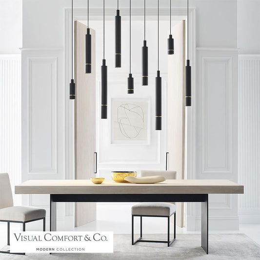 Visual Comfort Modern Sottile X-Large Pendant Natural Brass
