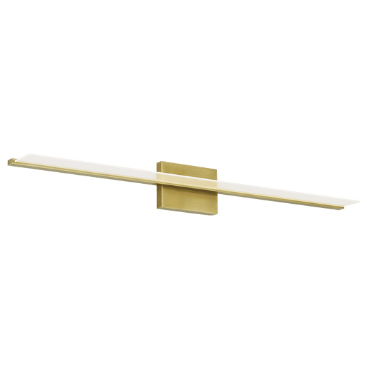 Visual Comfort Modern Span Bath Sconce Brass