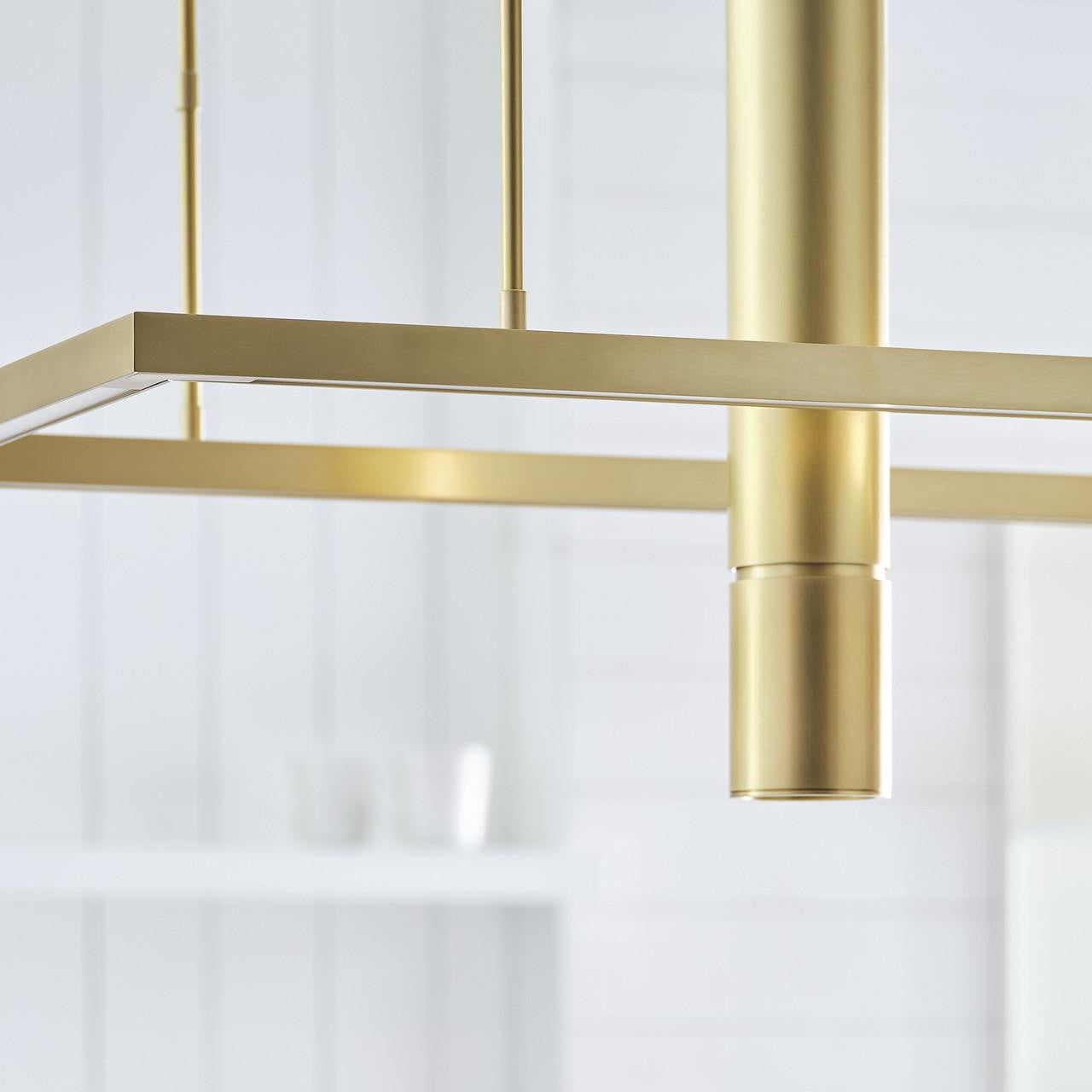 Visual Comfort & Co. Modern Collection Stagger Halo Linear Suspension