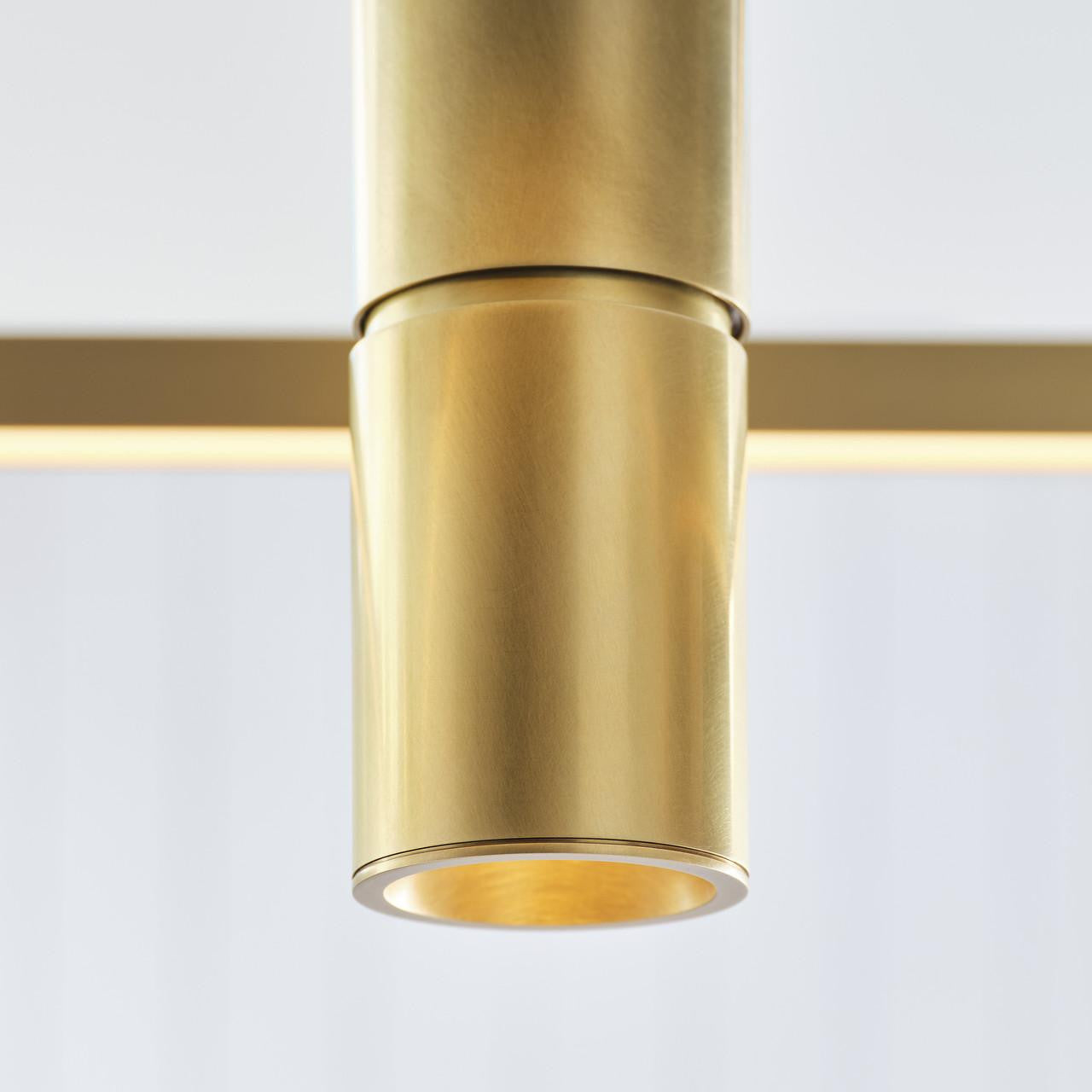 Visual Comfort & Co. Modern Collection Stagger Halo Linear Suspension