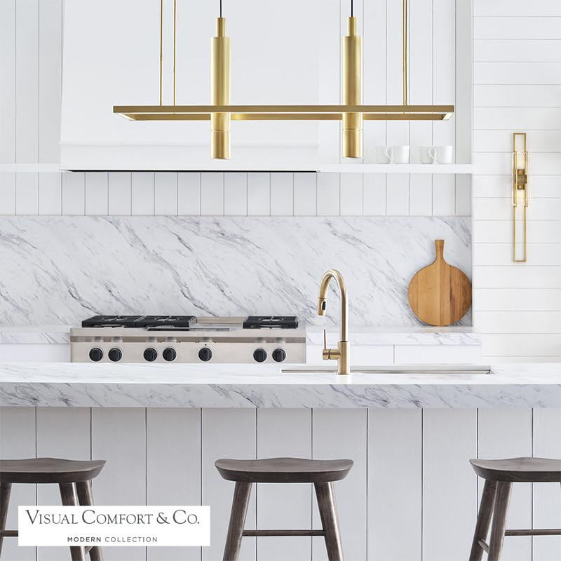 Visual Comfort & Co. Modern Collection Stagger Halo Linear Suspension