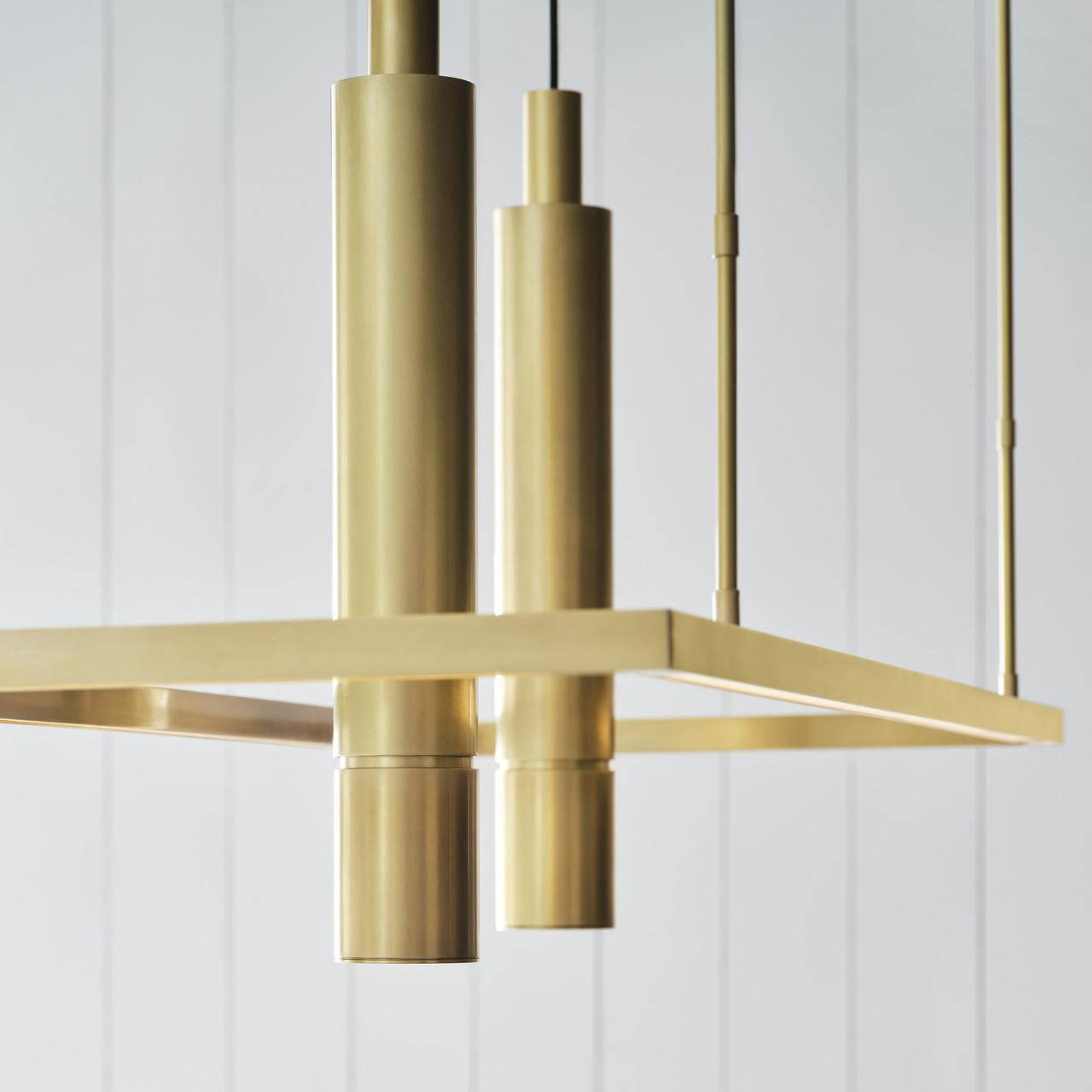 Visual Comfort & Co. Modern Collection Stagger Halo Linear Suspension