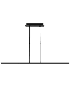 Visual Comfort Modern Stagger Linear Suspension Nightshade Black