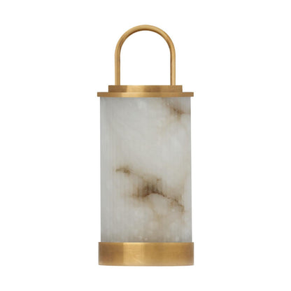 Visual Comfort & Co. Modern Collection Tawa Alabaster Accent Rechargeable Table Lamp