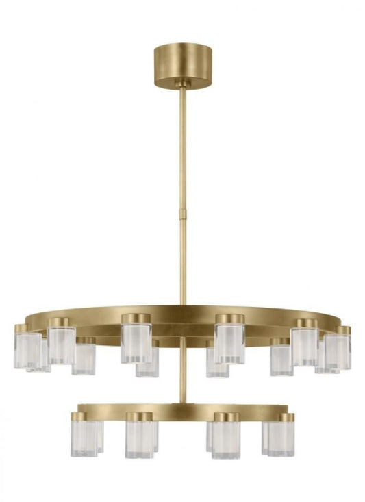 Visual Comfort Modern Esfera Two Tier Medium Chandelier 