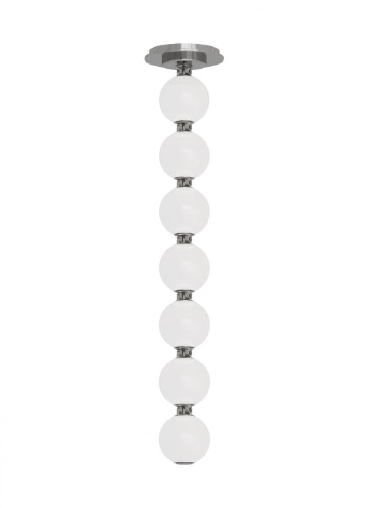 Visual Comfort Modern The Perle Ceiling Pendant Polished Nickel