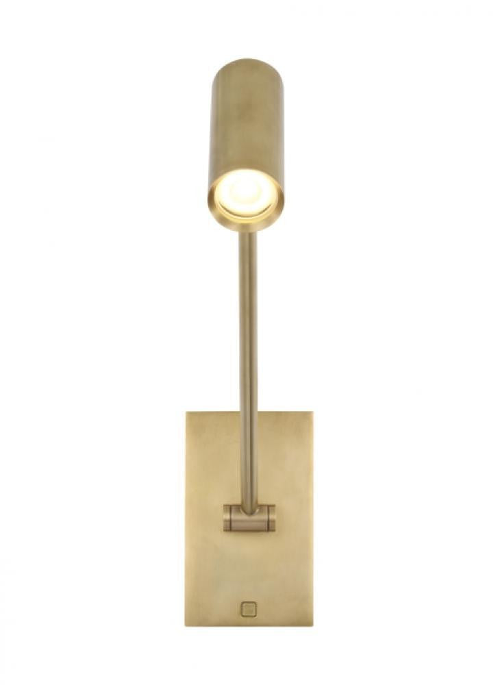 Visual Comfort Modern The Ponte Task Wall Sconce Natural Brass