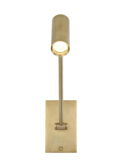 Visual Comfort Modern The Ponte Task Wall Sconce Natural Brass