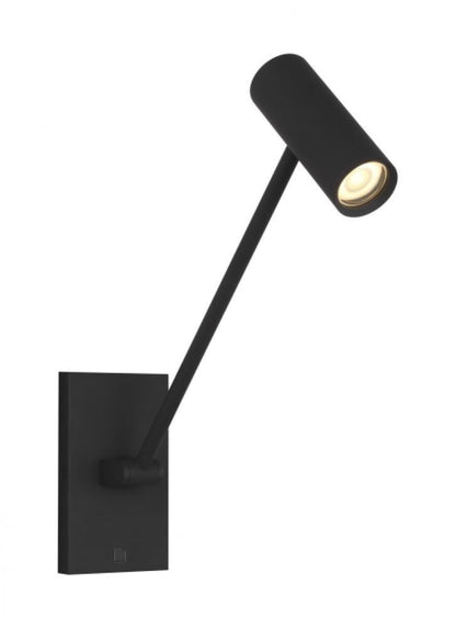 Visual Comfort Modern The Ponte Task Wall Sconce Nightshade Black
