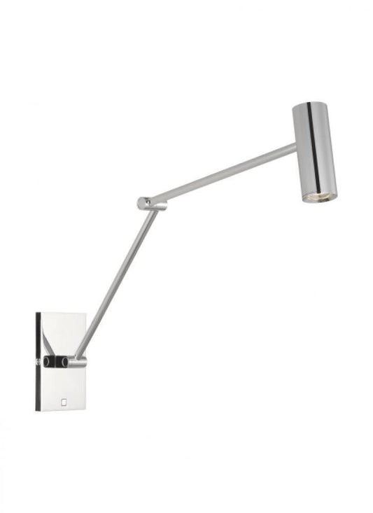 Visual Comfort Modern The Ponte Task Wall Sconce Polished Nickel