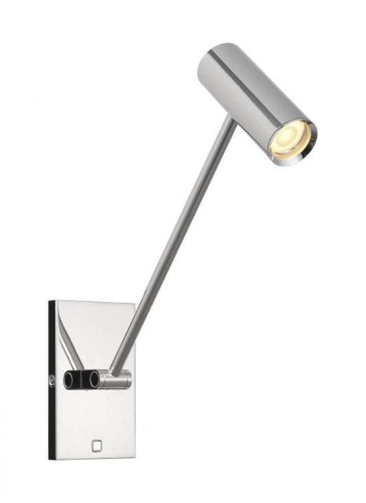 Visual Comfort Modern The Ponte Task Wall Sconce Polished Nickel