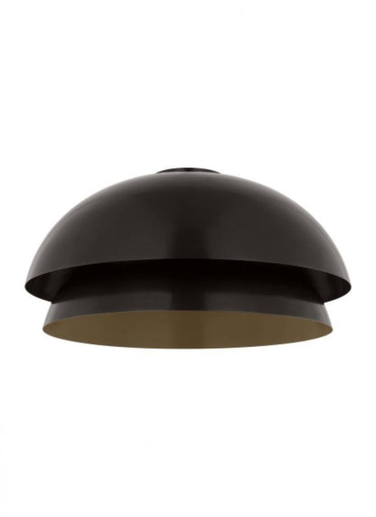 Visual Comfort Modern The Shanti Ceiling Flush Mount Dark Bronze