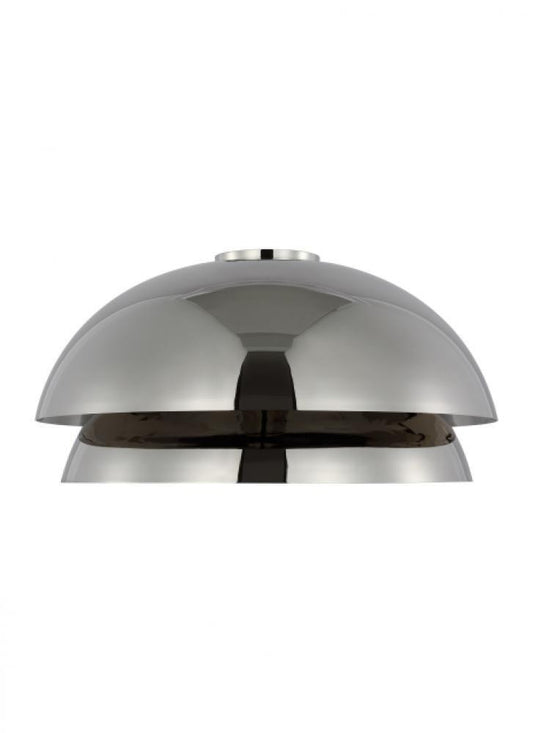 Visual Comfort Modern The Shanti Ceiling Flush Mount Polished Nickel