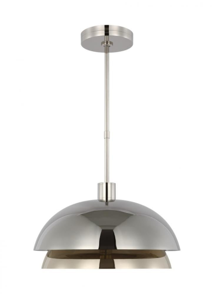 Visual Comfort Modern The Shanti Ceiling Pendant Polished Nickel