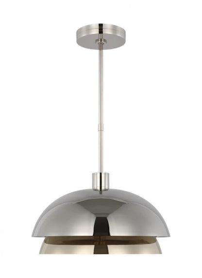 Visual Comfort Modern The Shanti Ceiling Pendant Polished Nickel
