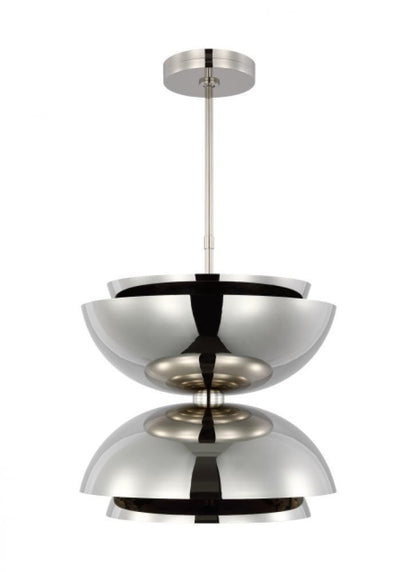 Visual Comfort Modern The Shanti Ceiling Pendant Polished Nickel