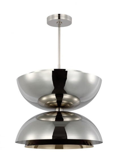 Visual Comfort Modern The Shanti Ceiling Pendant Polished Nickel