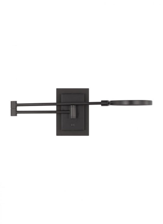 Visual Comfort Modern The Spectica Task Wall Sconce Matte Black