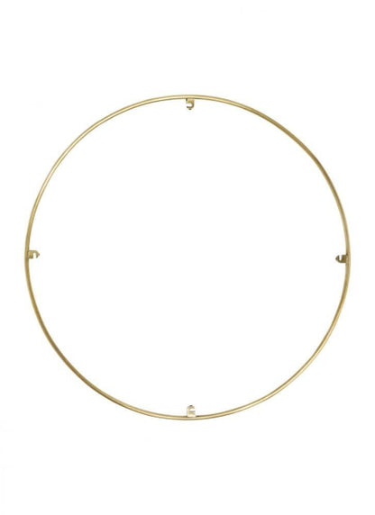 Visual Comfort Modern Trellis Spacer Round Natural Brass