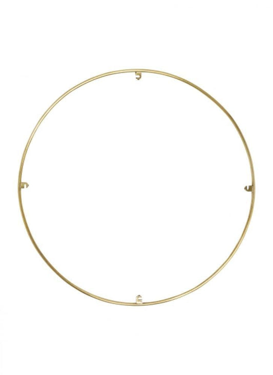 Visual Comfort Modern Trellis Spacer Round Natural Brass