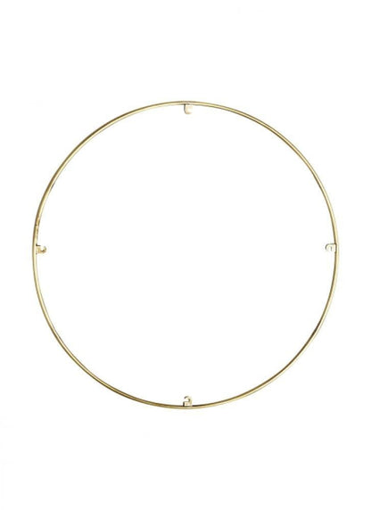Visual Comfort Modern Trellis Spacer Round Natural Brass