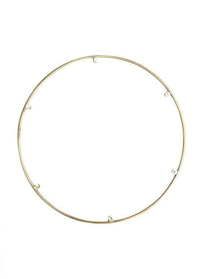 Visual Comfort Modern Trellis Spacer Round Natural Brass