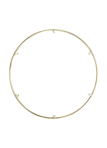 Visual Comfort Modern Trellis Spacer Round Natural Brass
