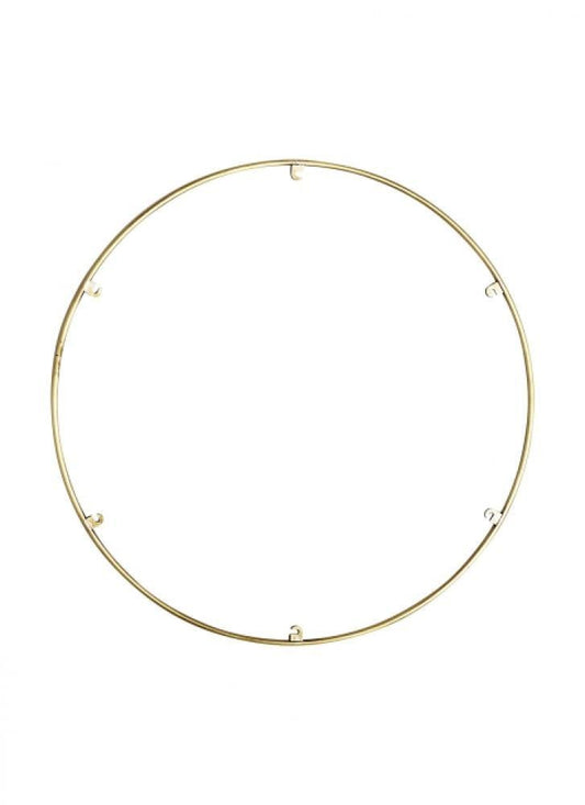 Visual Comfort Modern Trellis Spacer Round Natural Brass