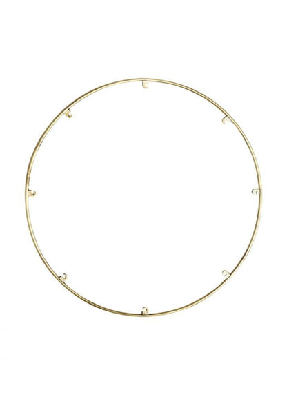 Visual Comfort Modern Trellis Spacer Round Natural Brass