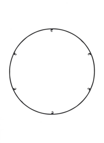 Visual Comfort Modern Trellis Spacer Round Nightshade Black