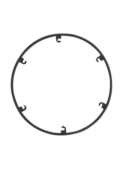 Visual Comfort Modern Trellis Spacer Round Nightshade Black