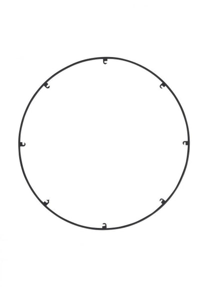 Visual Comfort Modern Trellis Spacer Round Nightshade Black