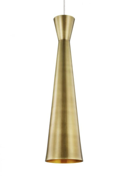 Visual Comfort Modern Windsor Pendant Satin Nickel
