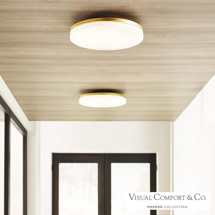 Visual Comfort & Co. Modern Collection Wyatt Large Ceiling Flush Mount