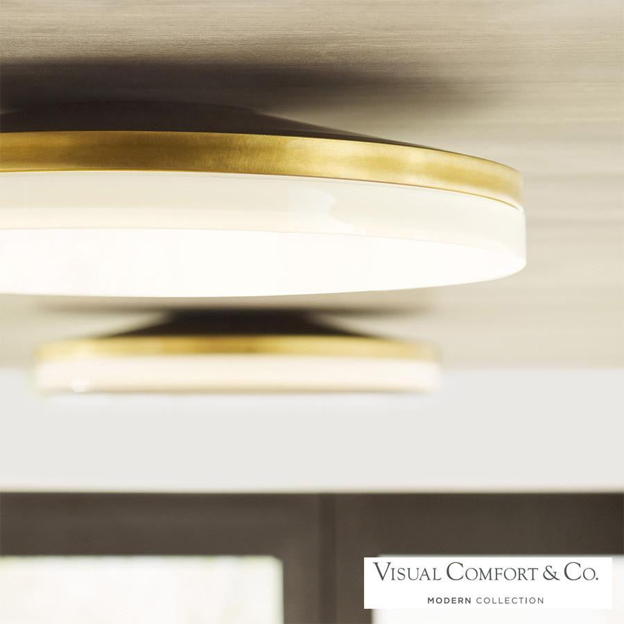 Visual Comfort & Co. Modern Collection Wyatt Large Ceiling Flush Mount