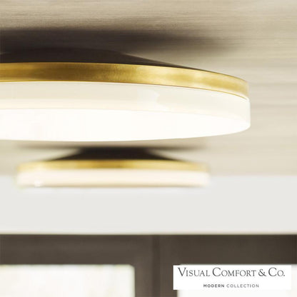 Visual Comfort & Co. Modern Collection Wyatt Large Ceiling Flush Mount