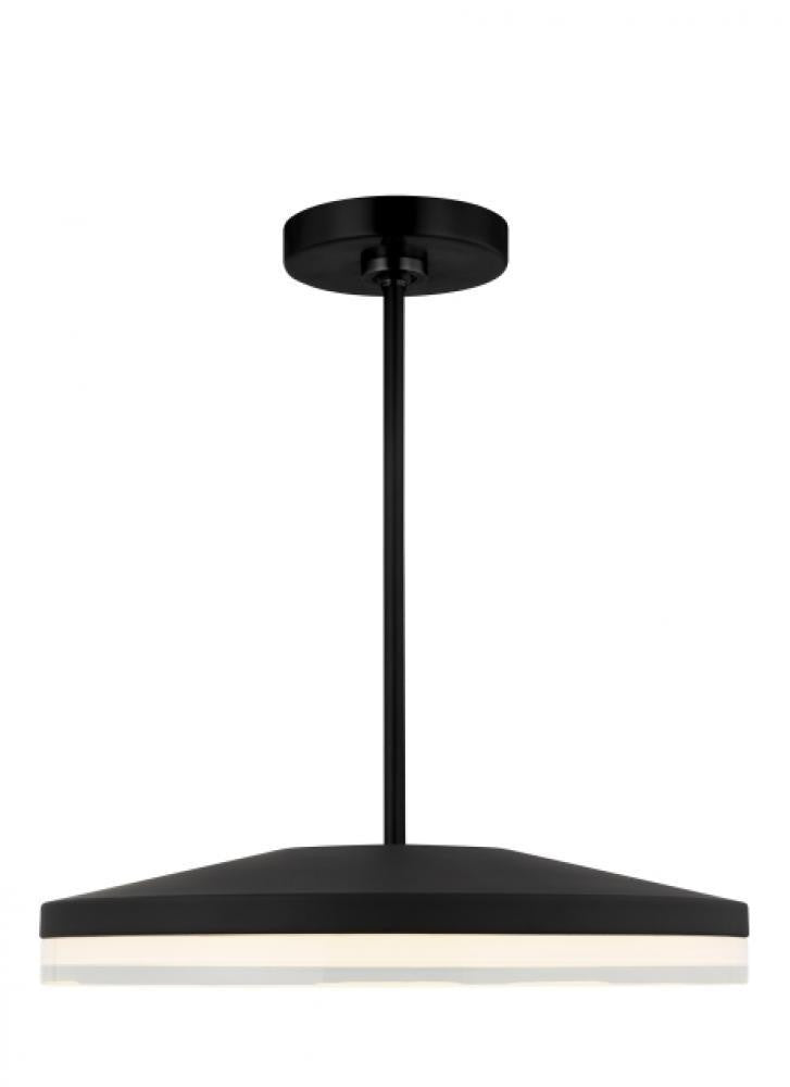 Visual Comfort Modern Wyatt Large Pendant Nightshade Black