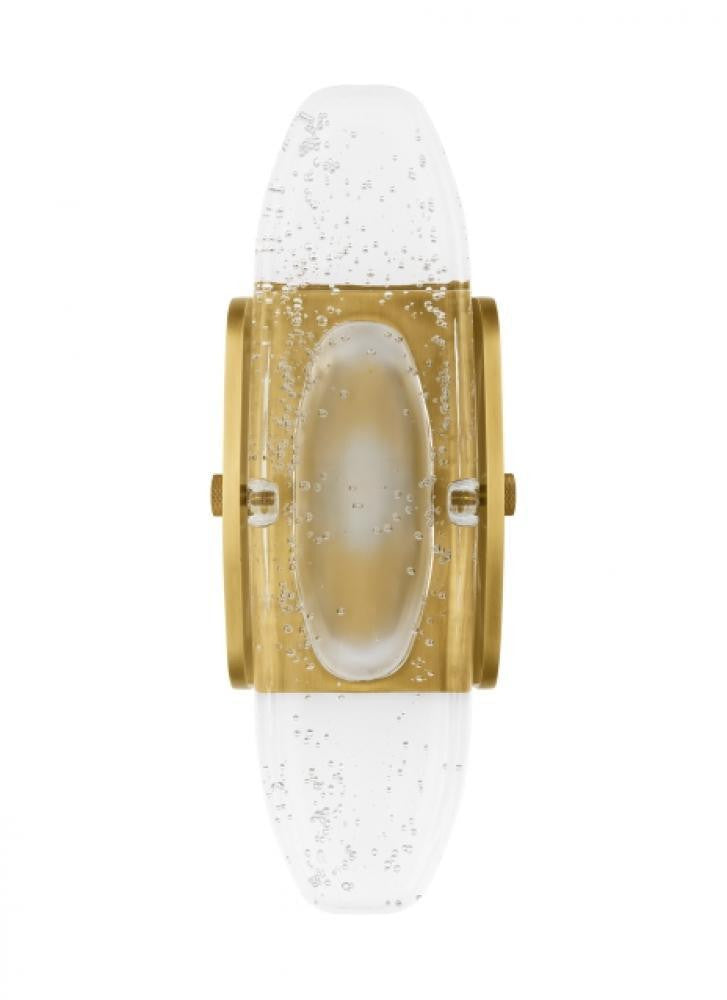 Visual Comfort Modern Wythe Medium Wall Sconce Plated Brass
