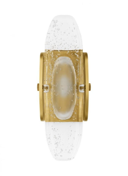 Visual Comfort Modern Wythe Medium Wall Sconce Plated Brass