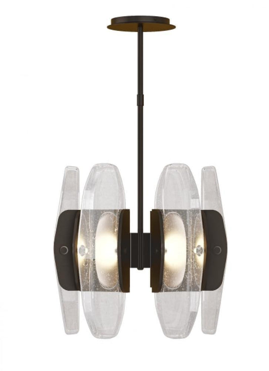 Visual Comfort Modern Wythe Small Chandelier Plated Dark Bronze