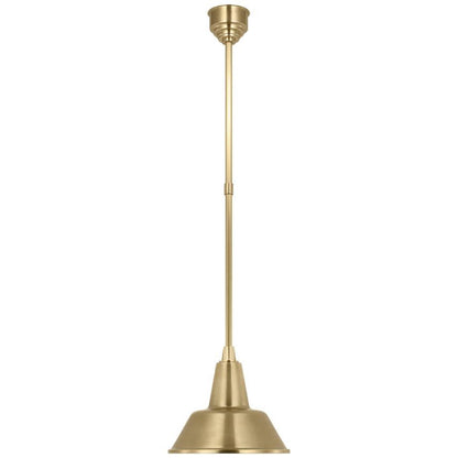 Visual Comfort & Co. Signature Collection Academy 12.5" Bowers Pendant, Visual Comfort & Co. Signature Collection TOB 5802HAB-HAB N223R