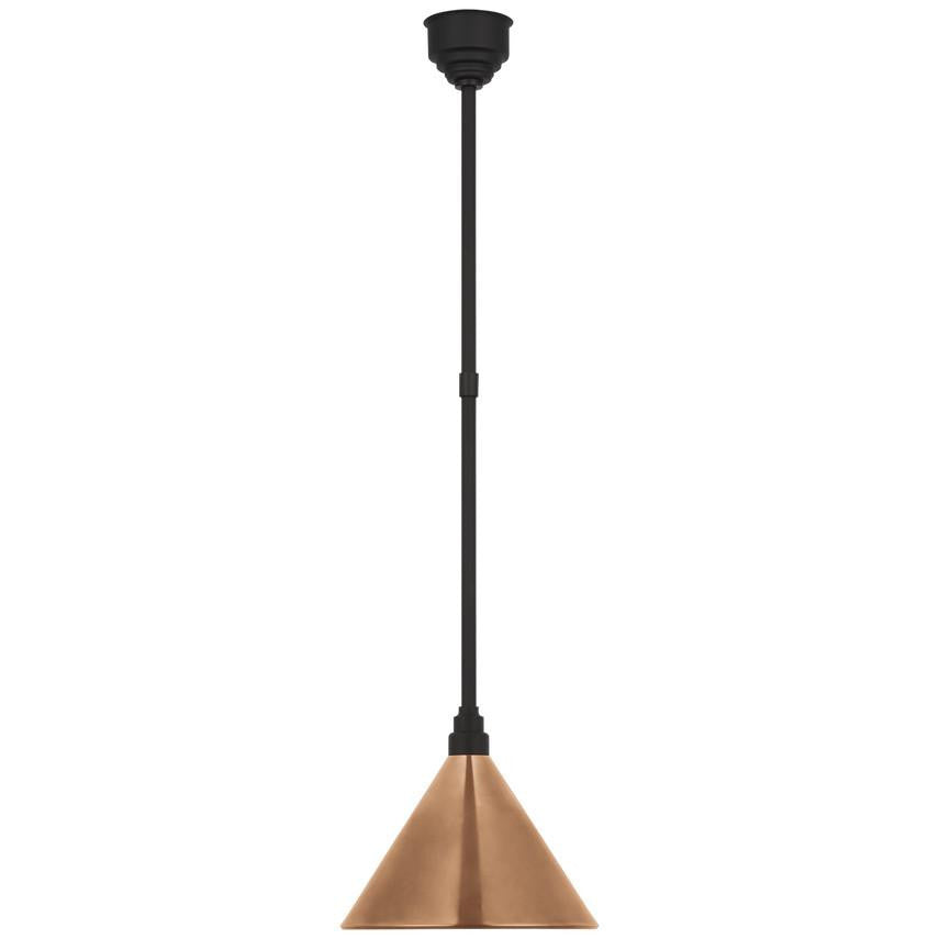 Visual Comfort Signature Academy Pendant 12.5 Conical Savannah Pendant Soft Copper