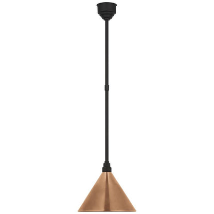 Visual Comfort Signature Academy Pendant 12.5 Conical Savannah Pendant Soft Copper
