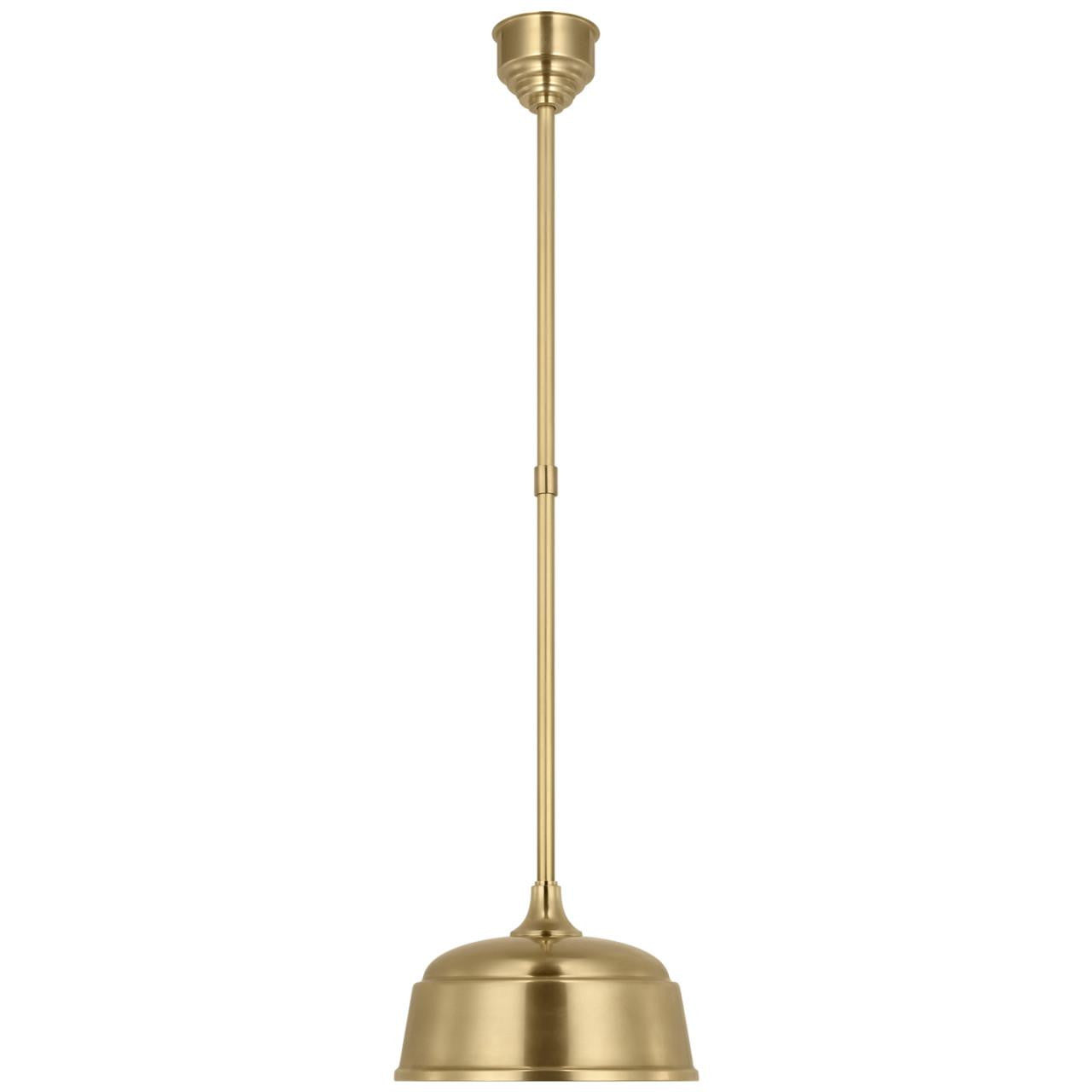 Visual Comfort Signature Academy Pendant 12.5 Hand-Rubbed Antique Brass