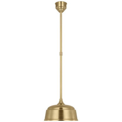 Visual Comfort Signature Academy Pendant 12.5 Hand-Rubbed Antique Brass