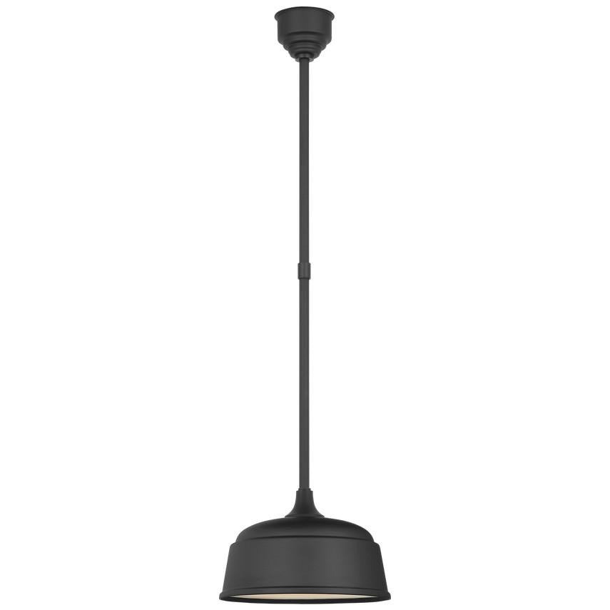 Visual Comfort Signature Academy Pendant 12.5 Matte Black