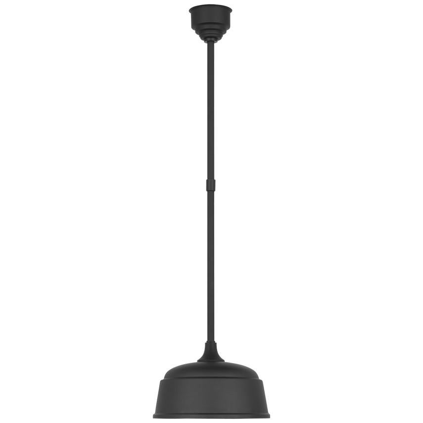 Visual Comfort Signature Academy Pendant 12.5 Matte Black